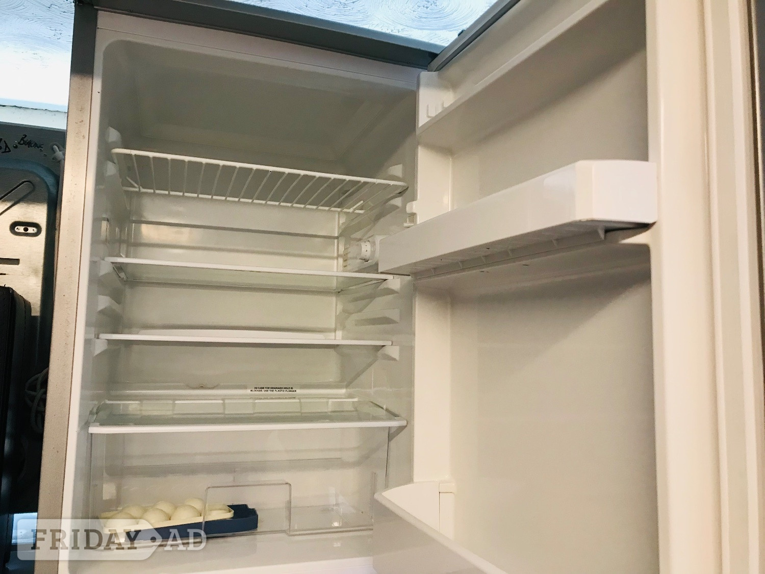 BEKO silver colour under counter fridge 