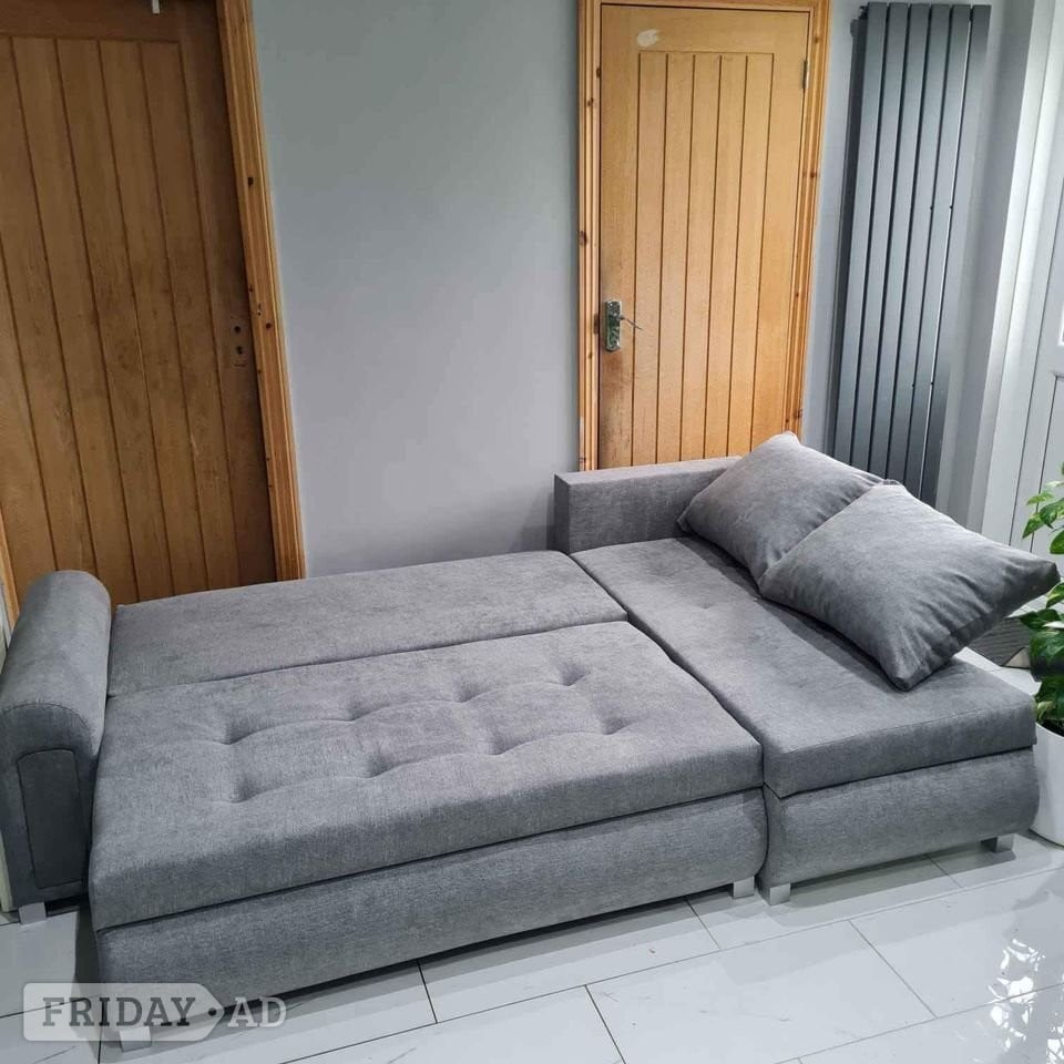 London Berlin Corner Sofa bed with Storage Space