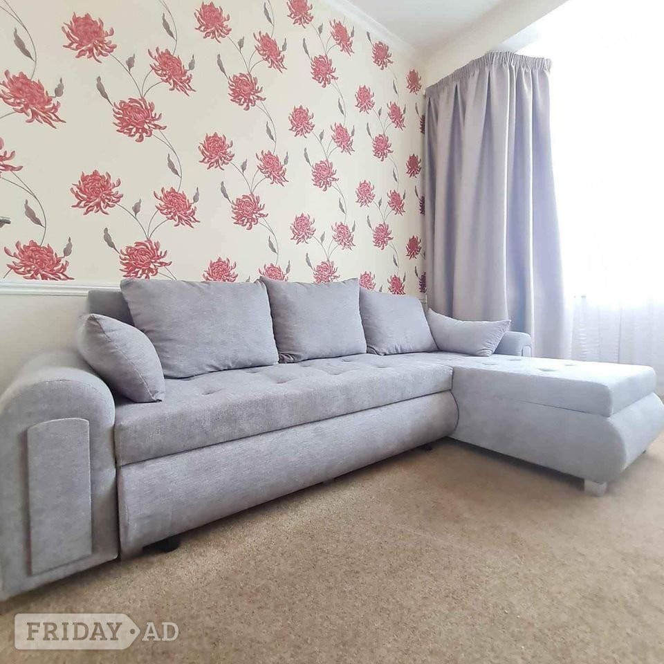 Berlin Corner Sofa bed with Storage Space - Furniture