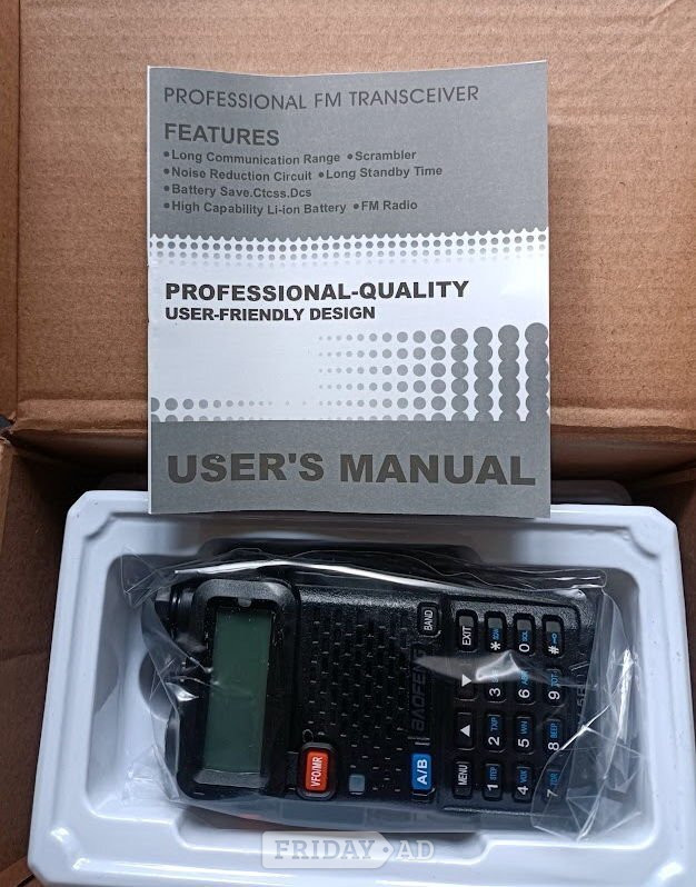Baofeng UV-5R Two Way Radio Dual Band 144-148/420-450Mhz Boxed  - Hobbies & Leisure in Steyning
