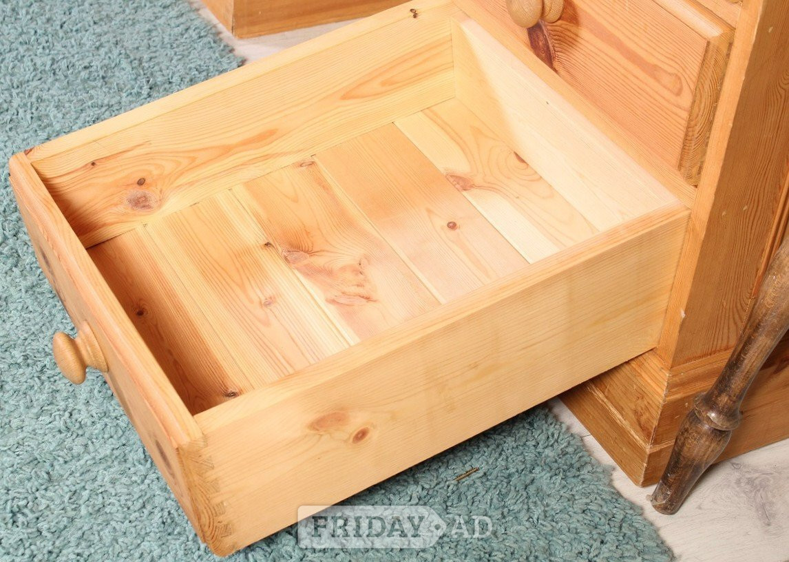 Hailsham UK Delivery - Solid Pine Accountants Desk 9 Drawers 100% Pine