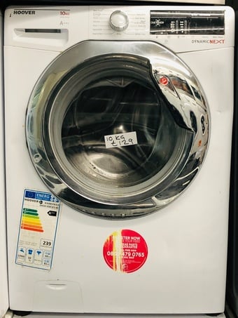 Hoover 10KG sized A+++ energy rated washing machine with 1400 rpm