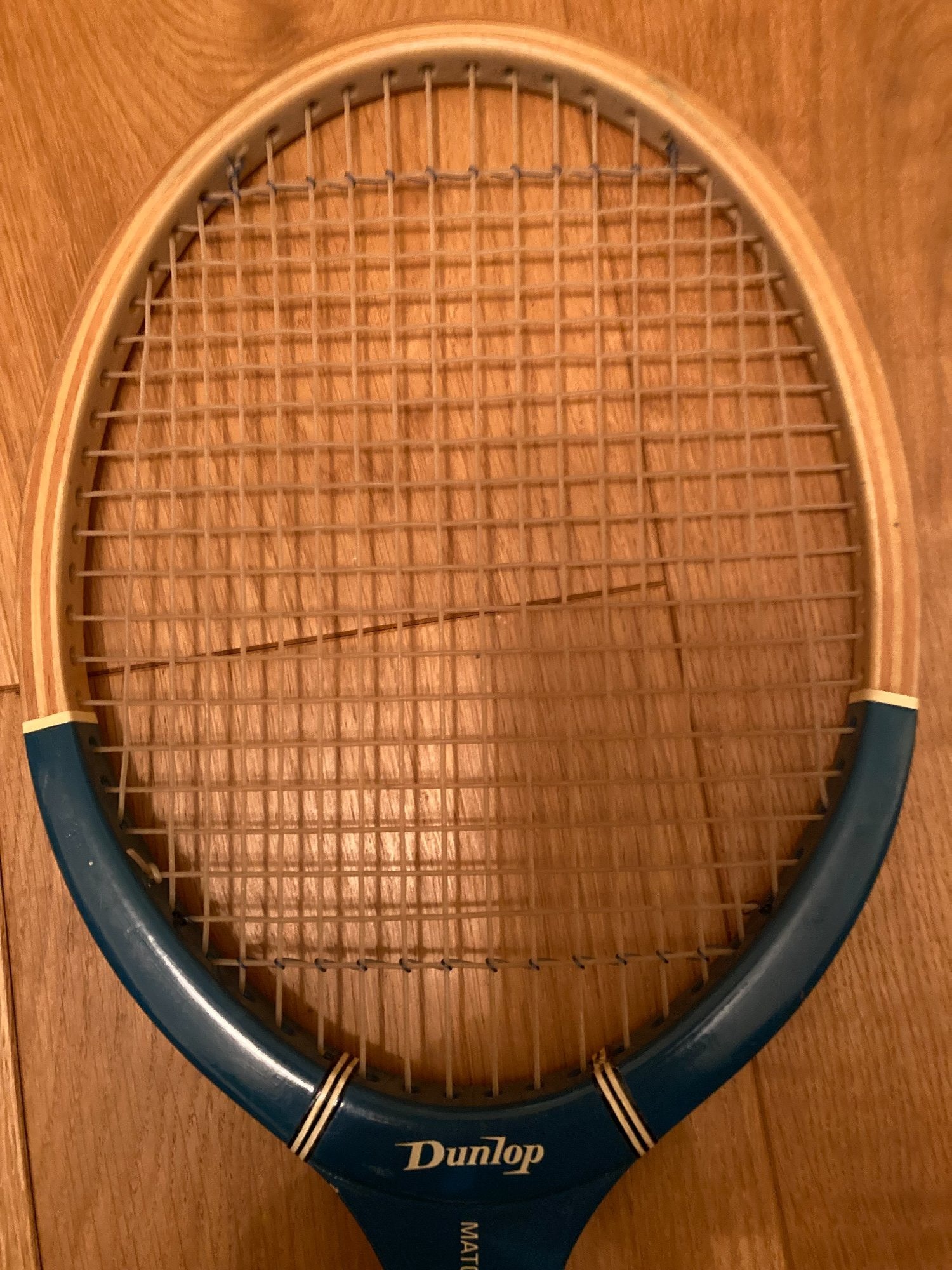 Crawley Vintage Dunlop Matchpoint Continental Model Wooden Tennis Racket