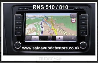 VW , SEAT , SKODA , RNS 510/810 2020 v17 SAT NAV MAP UPDATE SET.