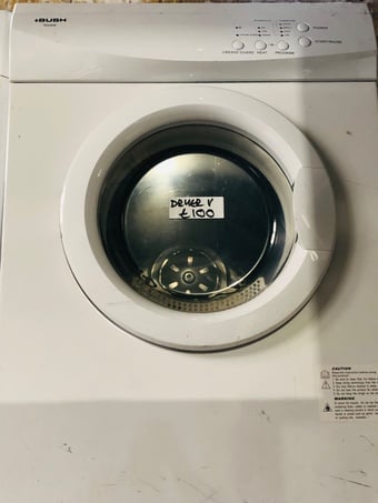 Bush vented tumble dryer works perfectly 