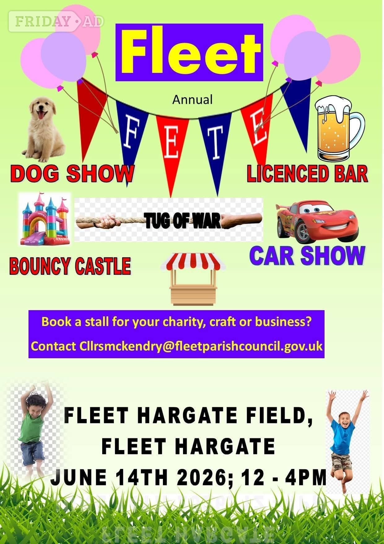 Fleet Family Charity Dog Show 2026 -  in Old Main Road, Fleet Hargate, PE12 8LL
