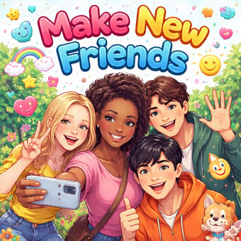 Make new friends and partners 