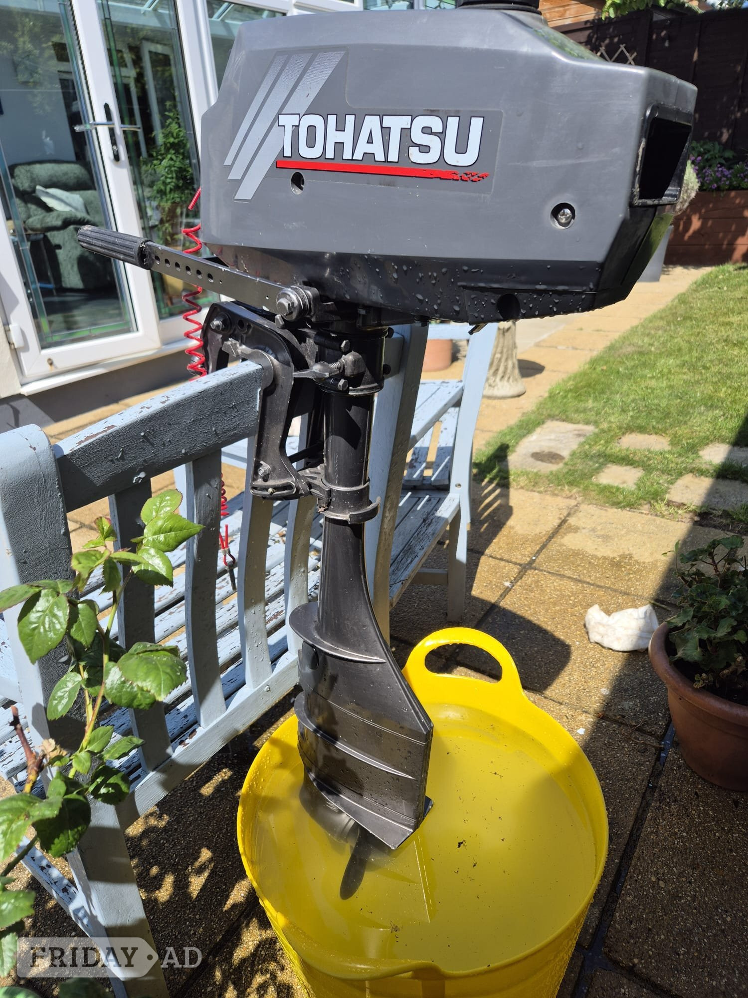 Peacehaven TOHATSU OUTBOARD MOTOR M3.5B23FO   Used .  Good condition 