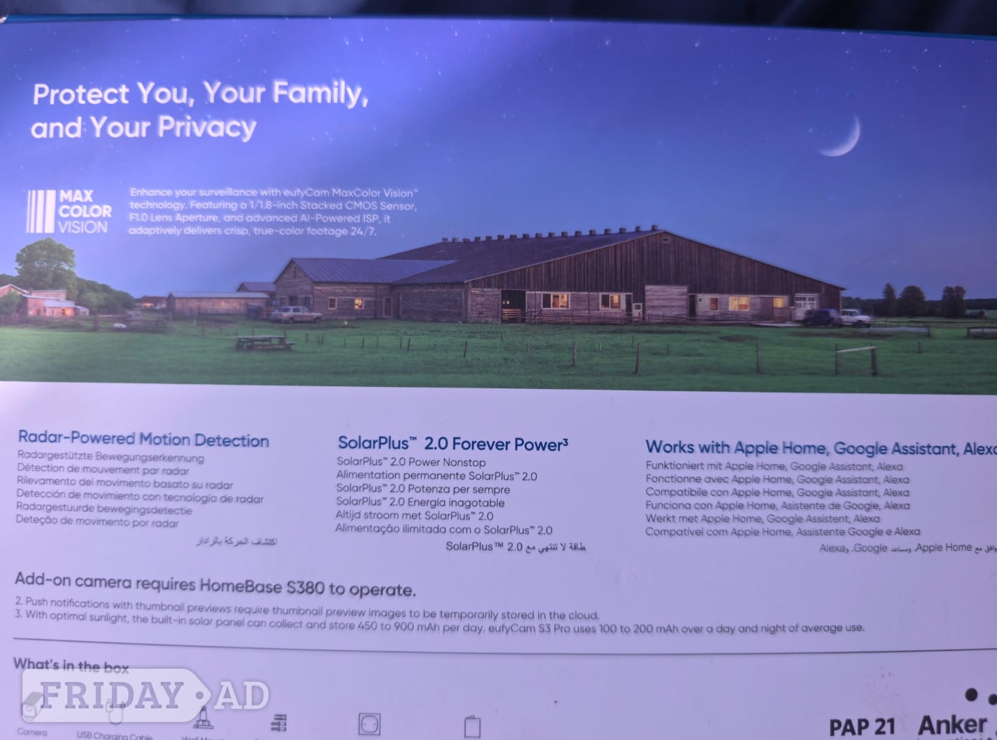 Home SECURITY KIT including, Eufy Homebase S380, BionicMind Ai