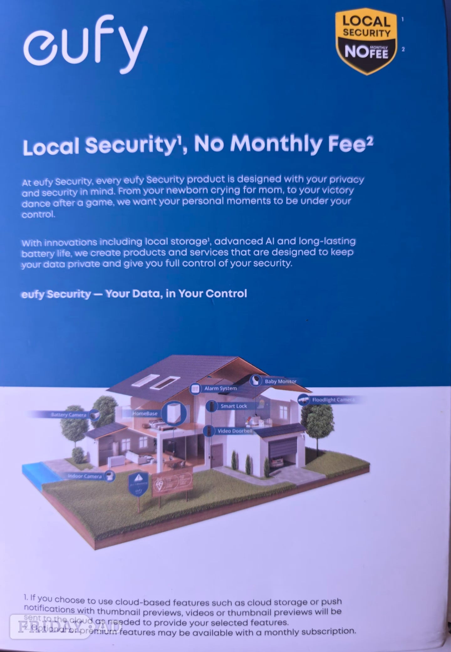 Hove Home SECURITY KIT including, Eufy Homebase S380, BionicMind Ai