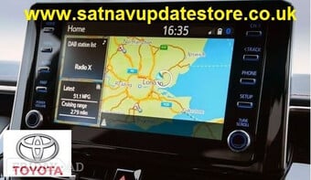 TOYOTA GEN 10 / TOUCH 3 2025 SAT NAV Map Update UK & Europe...