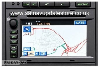 SAAB 9-5, "DENSO" 2021/22 SAT NAV UK & EUROPEAN MAP UPDATE SET. 