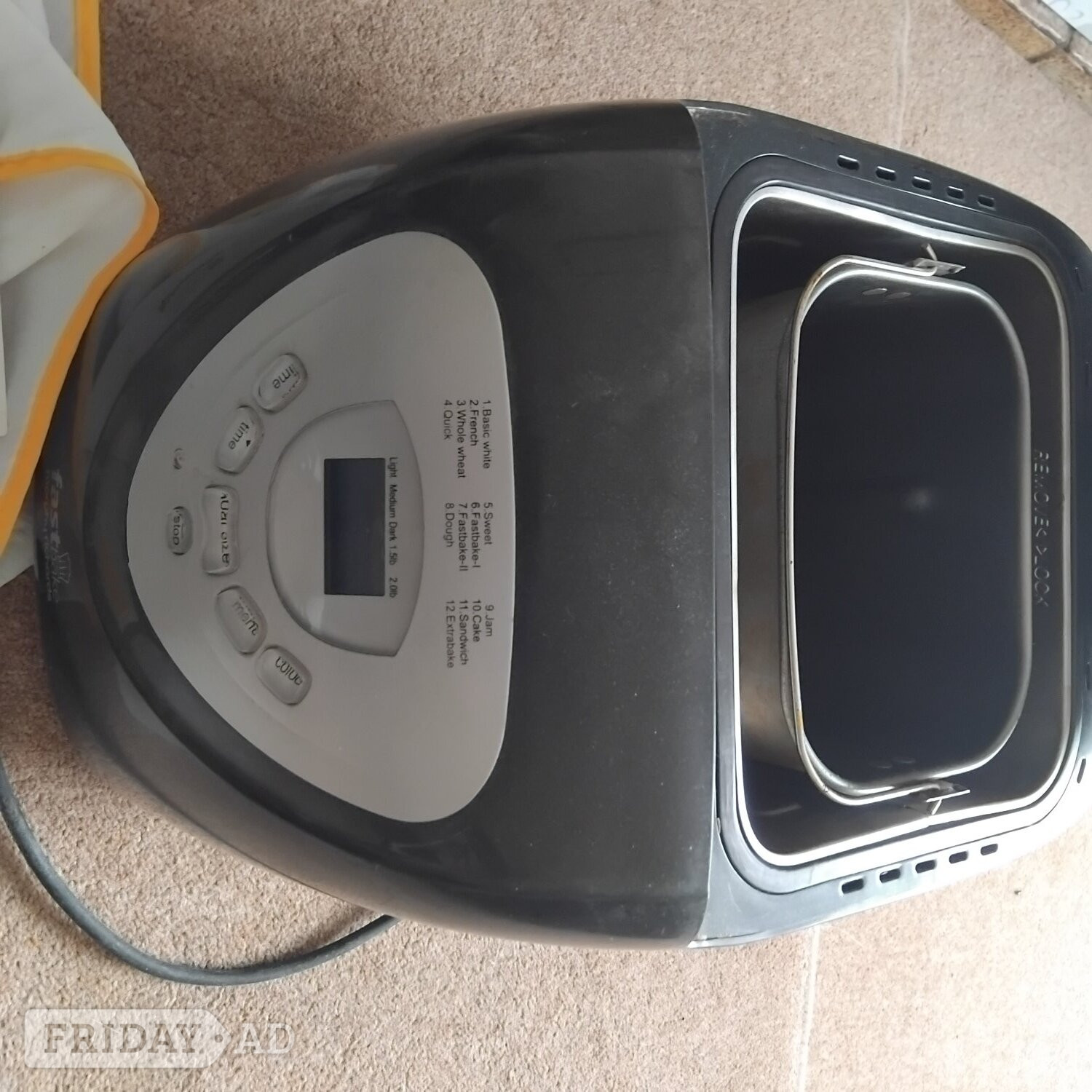 FREE TO COLLECT BREADMAKER MORPHY RICHARDS FASTBAKE  12 PROGRAMS  - Home Appliances in Fareham