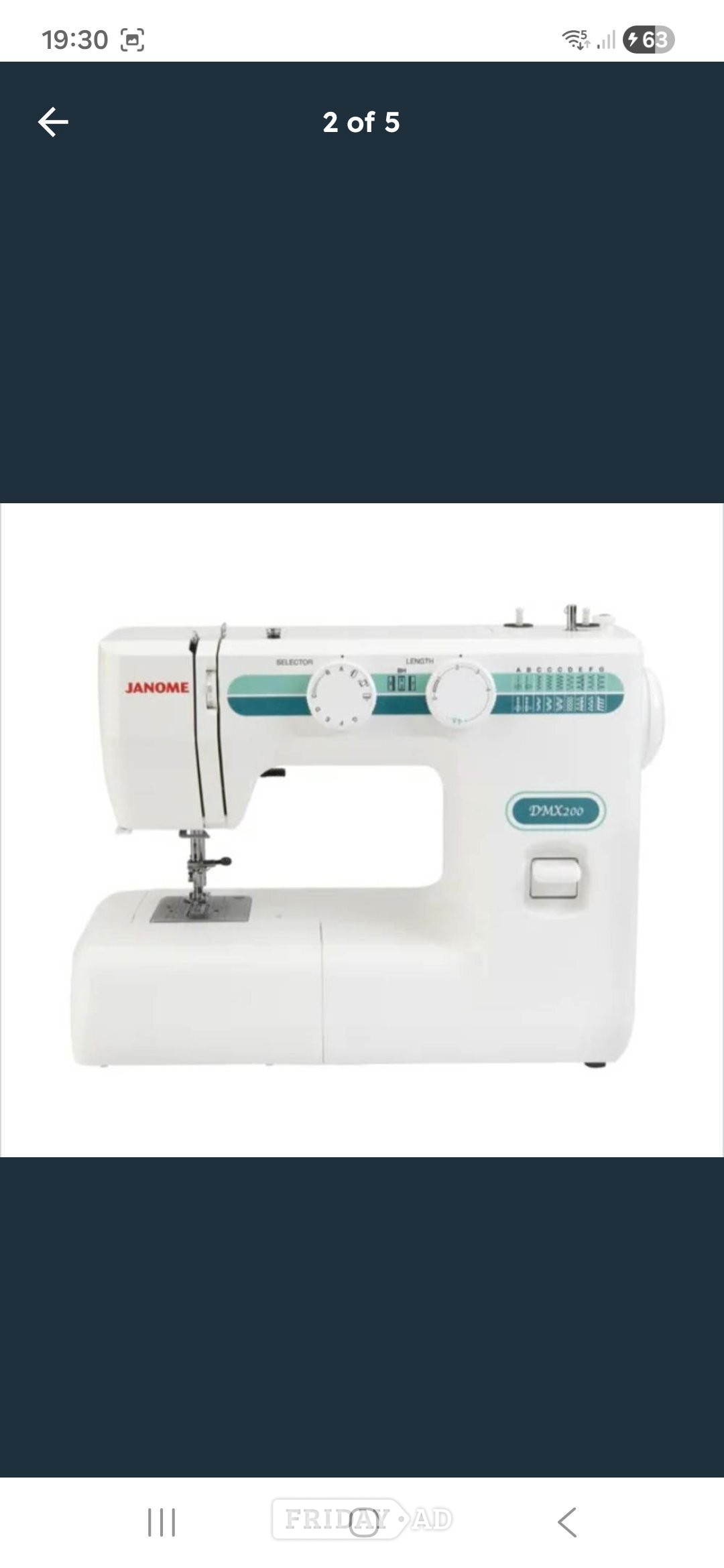 Janome DMX 200 sewing machine in new condition throughout  - Hobbies & Leisure in Sheffield
