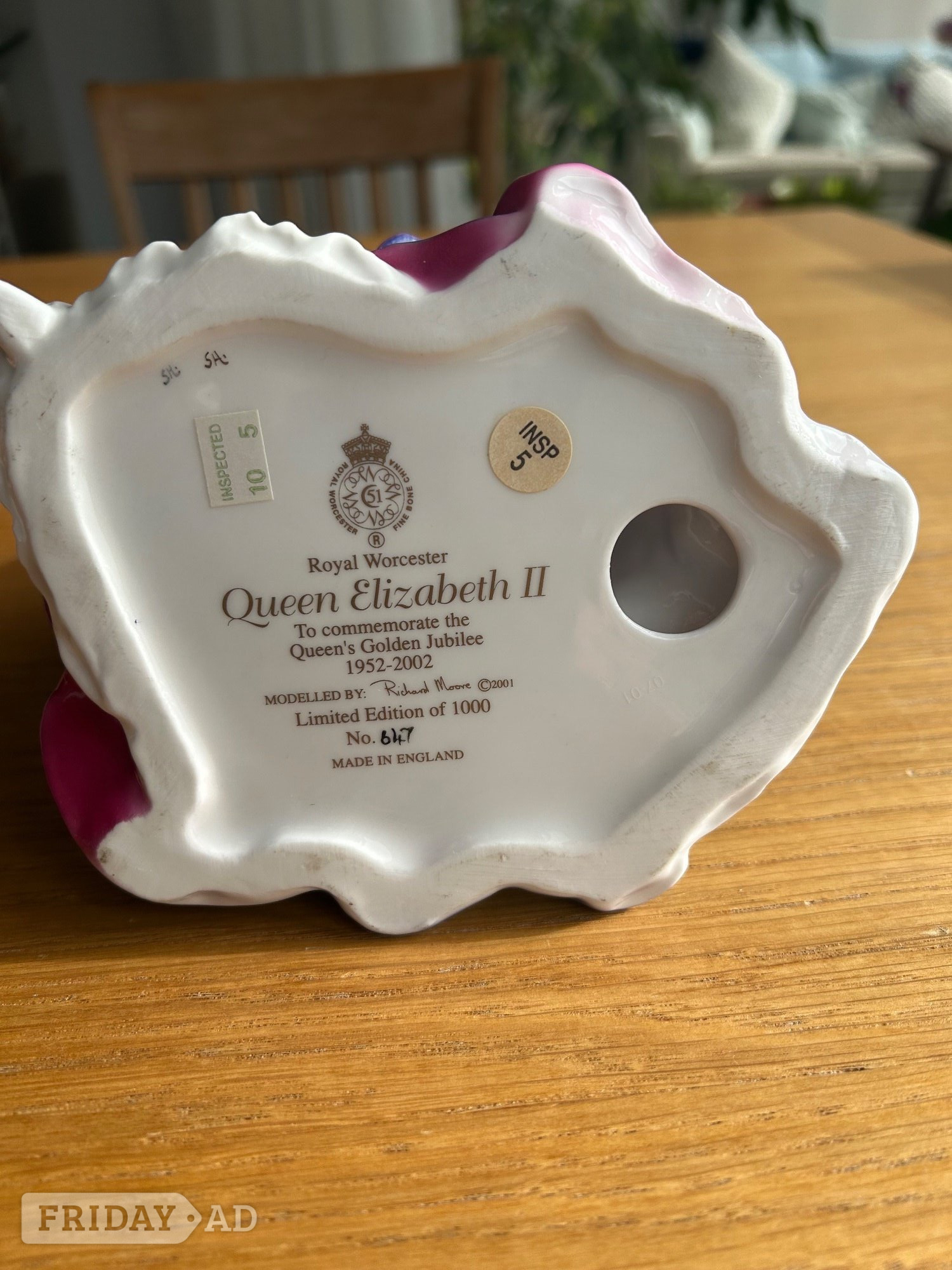 Queen Elizabeth 2 royal Worcester bone china figurine