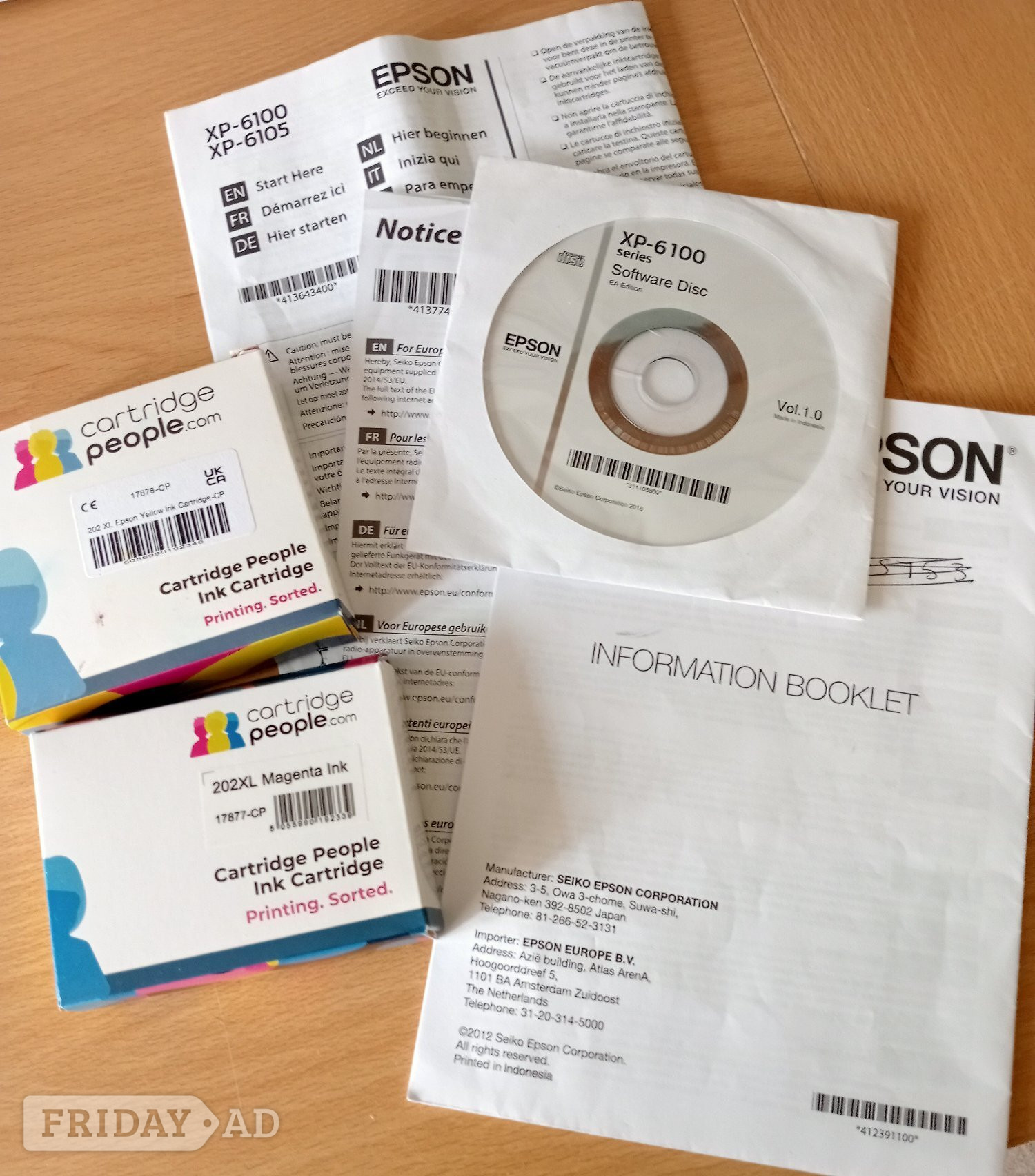 Bath Epson Wi-fi printer. Epson 6105.