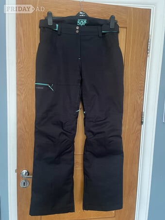 Womens Decathalon bootcut snowboard / ski trousers size L 