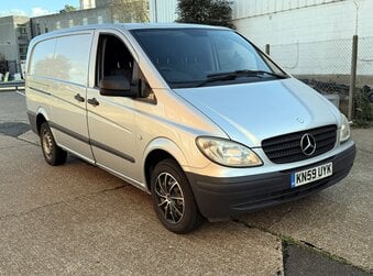 Mercedes-Benz Vito 111 CDI Van 2009 - 138k Miles Silver 6 Speed