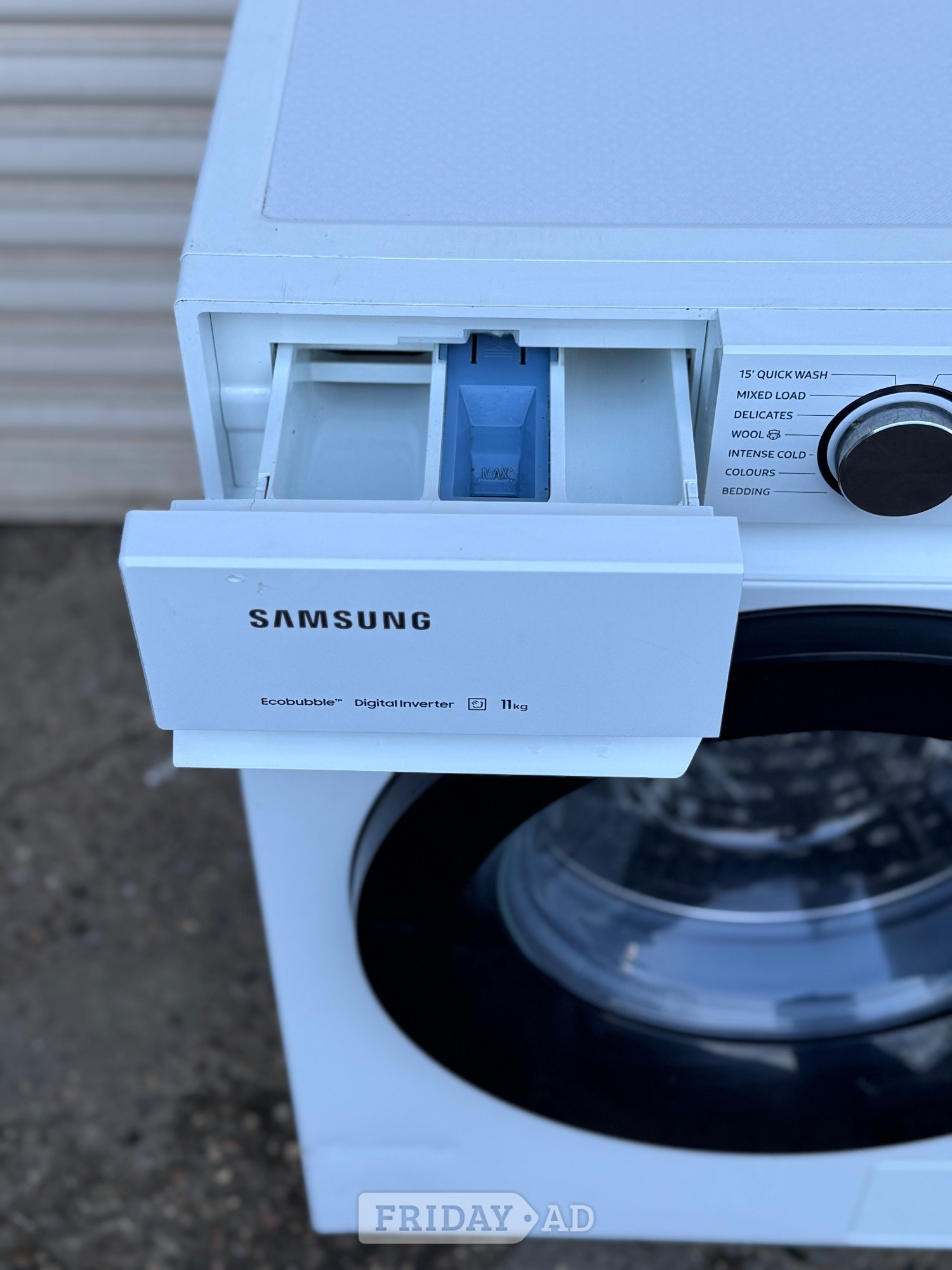 Romford Samsung eco bubble 11kg washing machine 1400rpm 3 months warranty