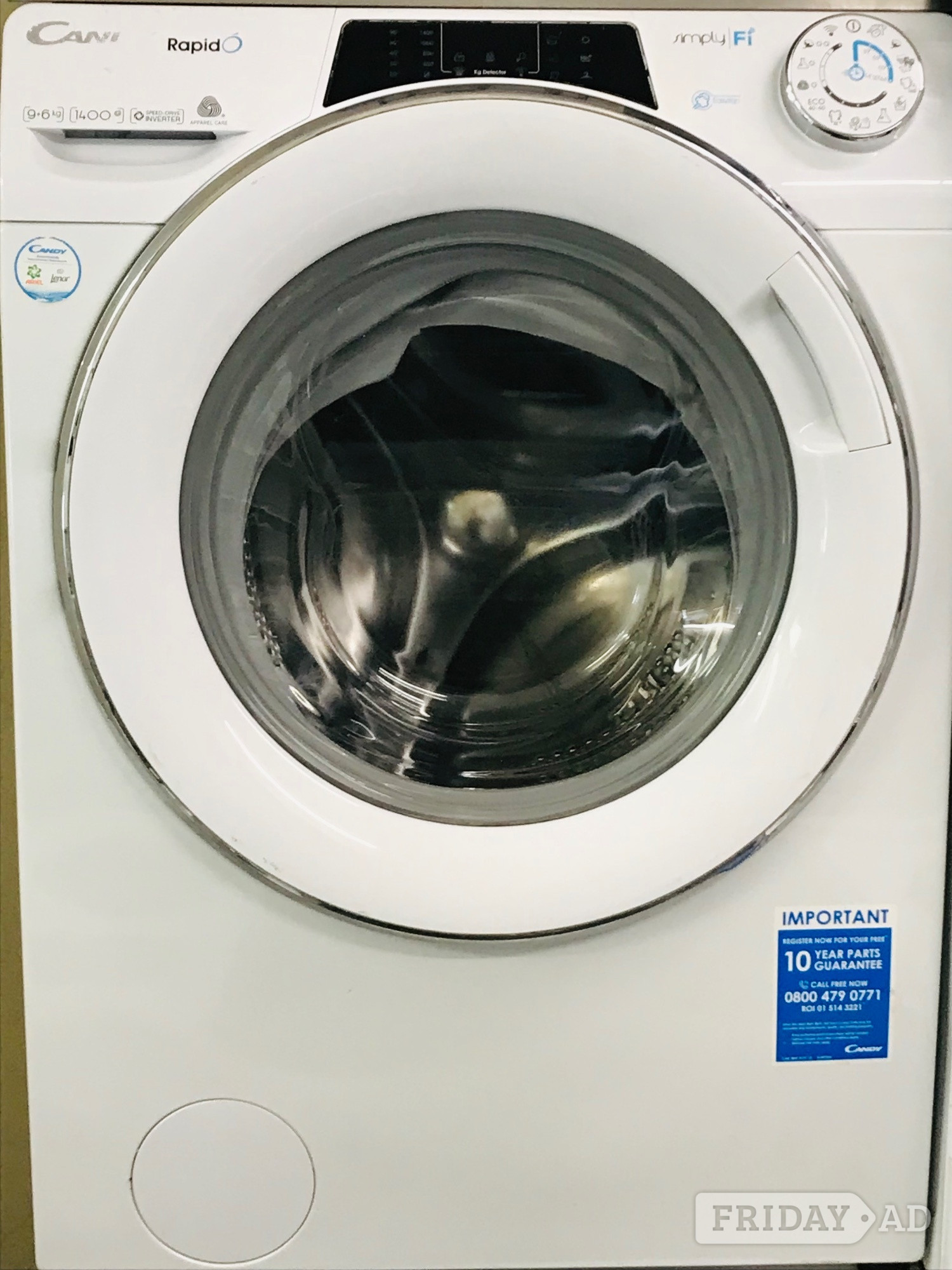 Candy 9+6KG Wash &dry  1400 spin speed washer dryer  in Daventry