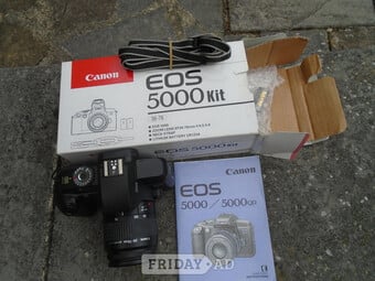 Yesteryear  New Canon EOS 5000 camera