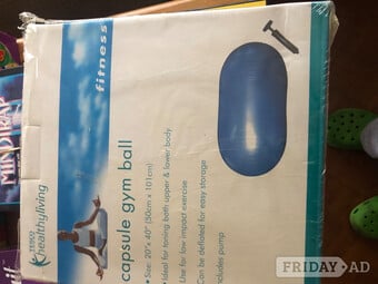 Oval gym ball