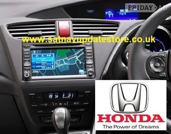 Honda V3C0 Navigation Map Update 2018/19 UK & Europe.