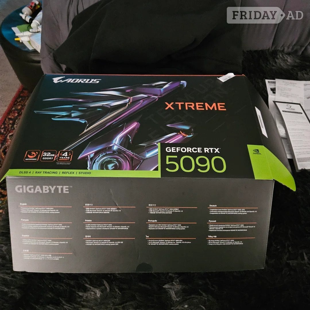 Gigabyte AORUS RTX 5090 XTREME WATERFORCE WB 32G GV-N5090AORUSX W in Glasgow