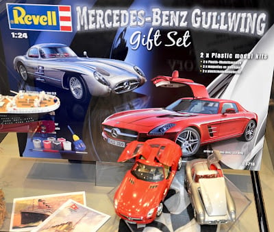 Revell - Mercedes model car kits gift set.