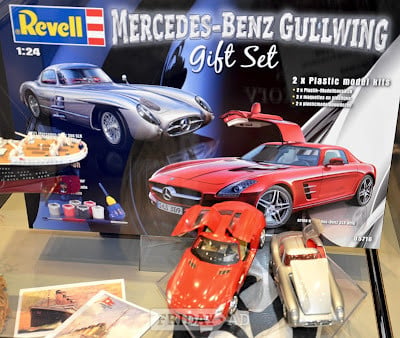 Revell - Mercedes model car kits gift set.