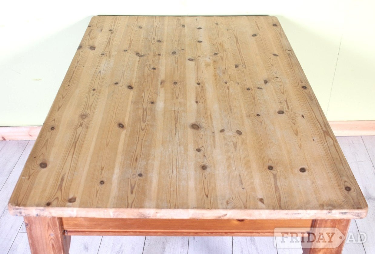 Delivery Options - Traditional Farmhouse Pine Table  Waxed 