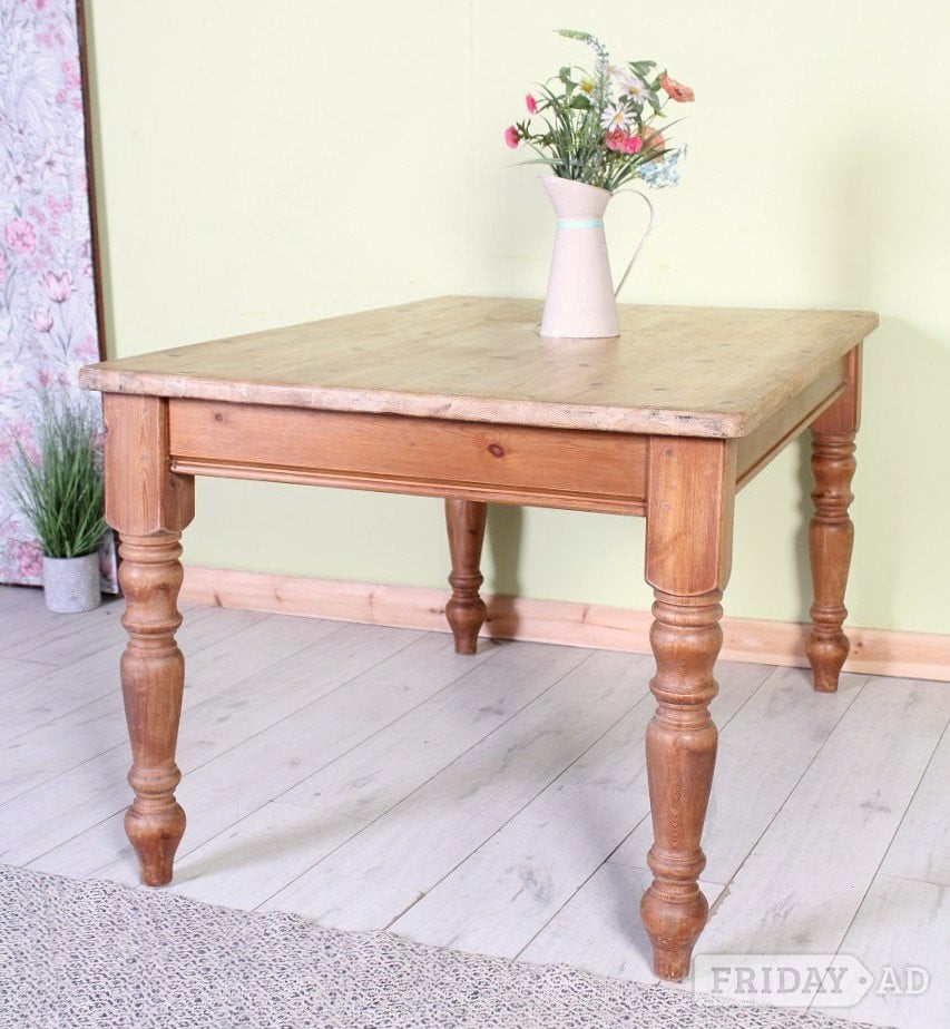 Hailsham Delivery Options - Traditional Farmhouse Pine Table  Waxed 