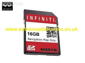 INFINITI INTOUCH SD Card NAVIGATION MAP UPDATE EUROPE 2021/22