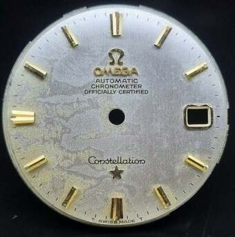 Omega Constellation genuine 1966 vintage watch dial only.