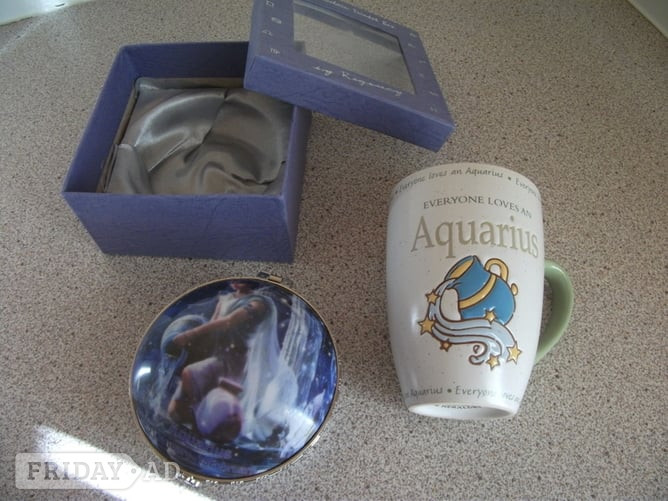 Aquarius Trinket Box and Mug – New in Glasgow