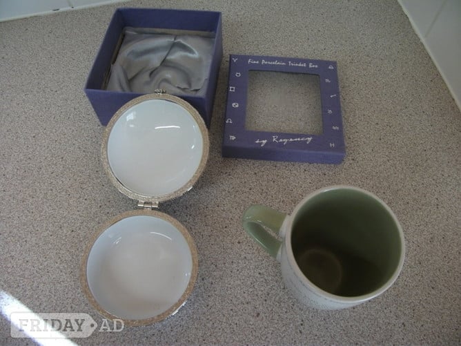Aquarius Trinket Box and Mug – New - Antiques & Collectables in Glasgow