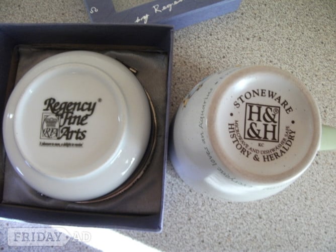Glasgow Aquarius Trinket Box and Mug – New