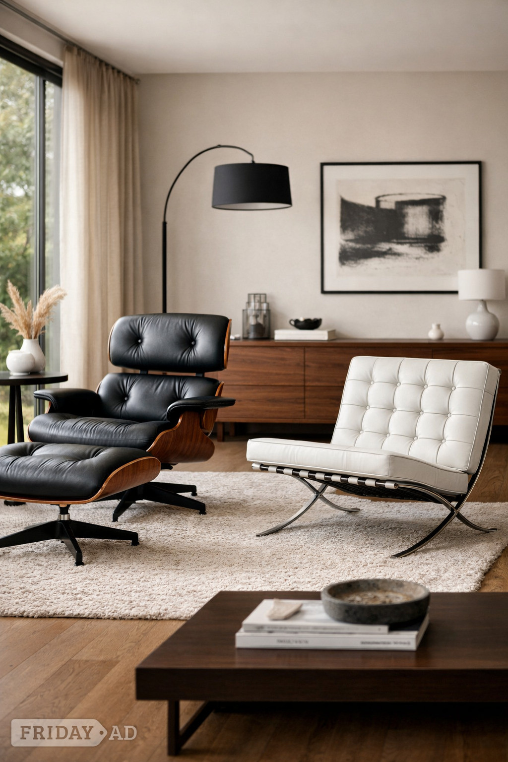 Eames Style Lounge Chair replica - Interior Furnishes