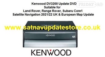 KENWOOD KNA-DV3200 , SATELLITE NAVIGATION UPDATE SET UK & EUROPE.