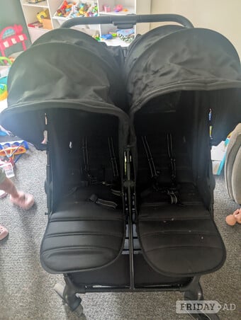 Double easy fold buggy