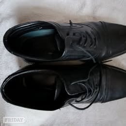 Mens George Size 8 Upper Leather Shoes