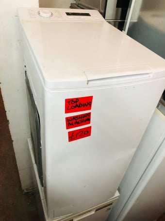 Top loading slimline washing machine fully functional spec.