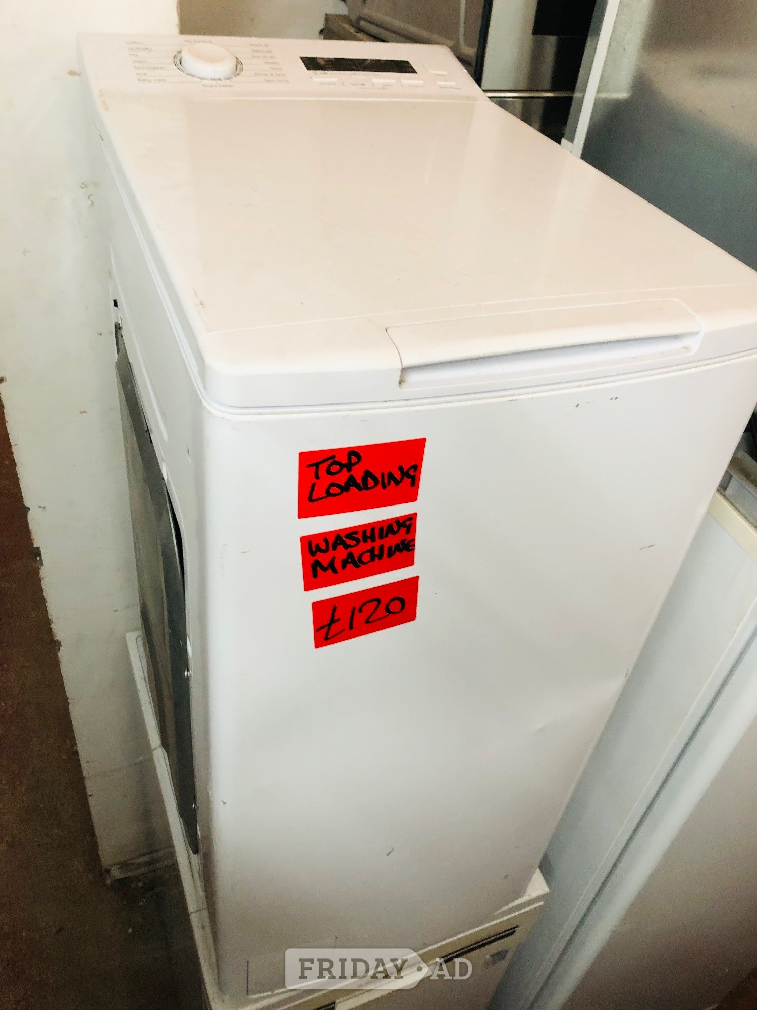 Top loading slimline washing machine fully functional spec. in Daventry