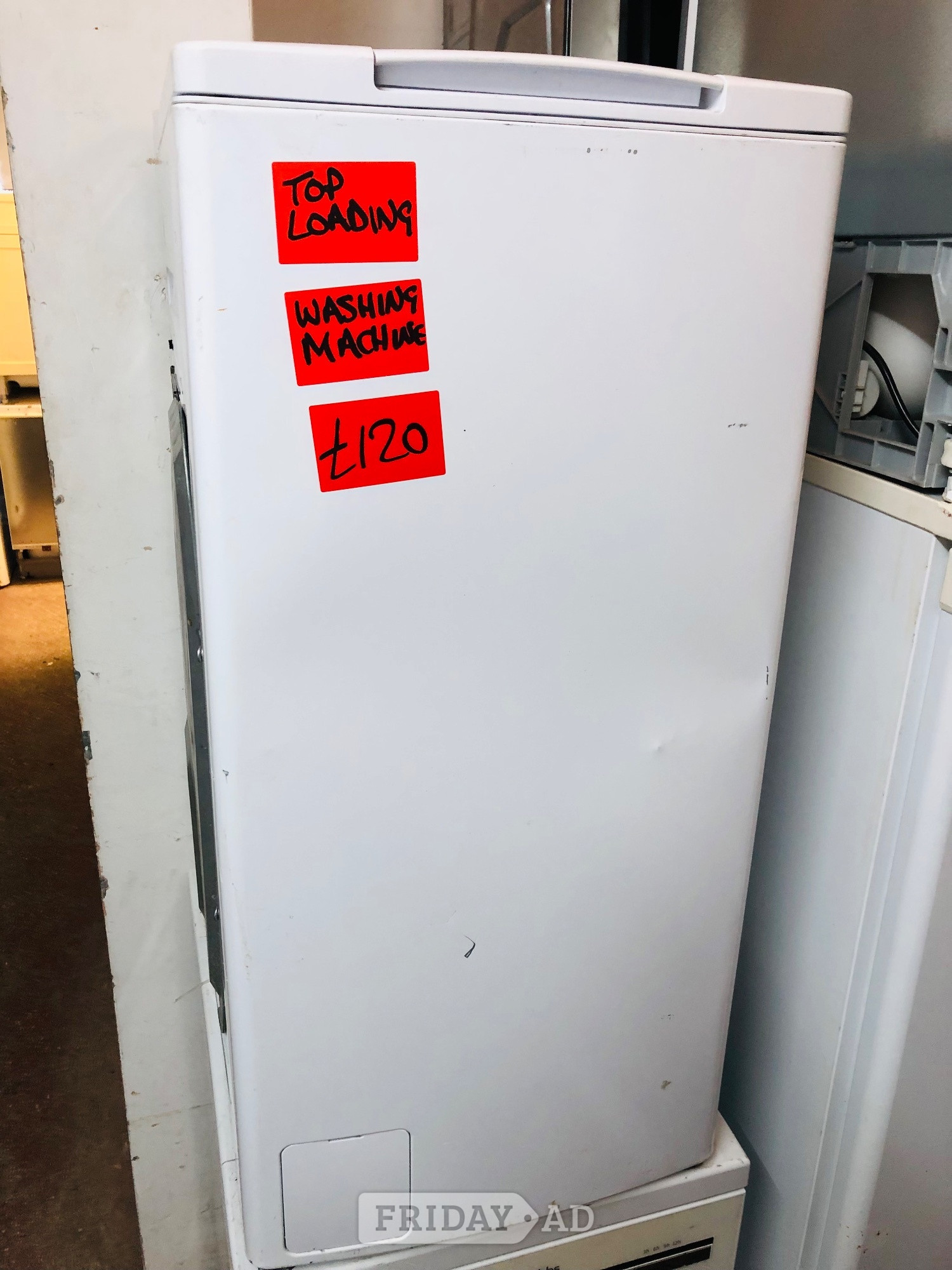 Top loading slimline washing machine fully functional spec.