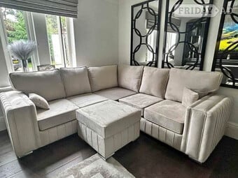 Cream Corner Sofa For Sale 