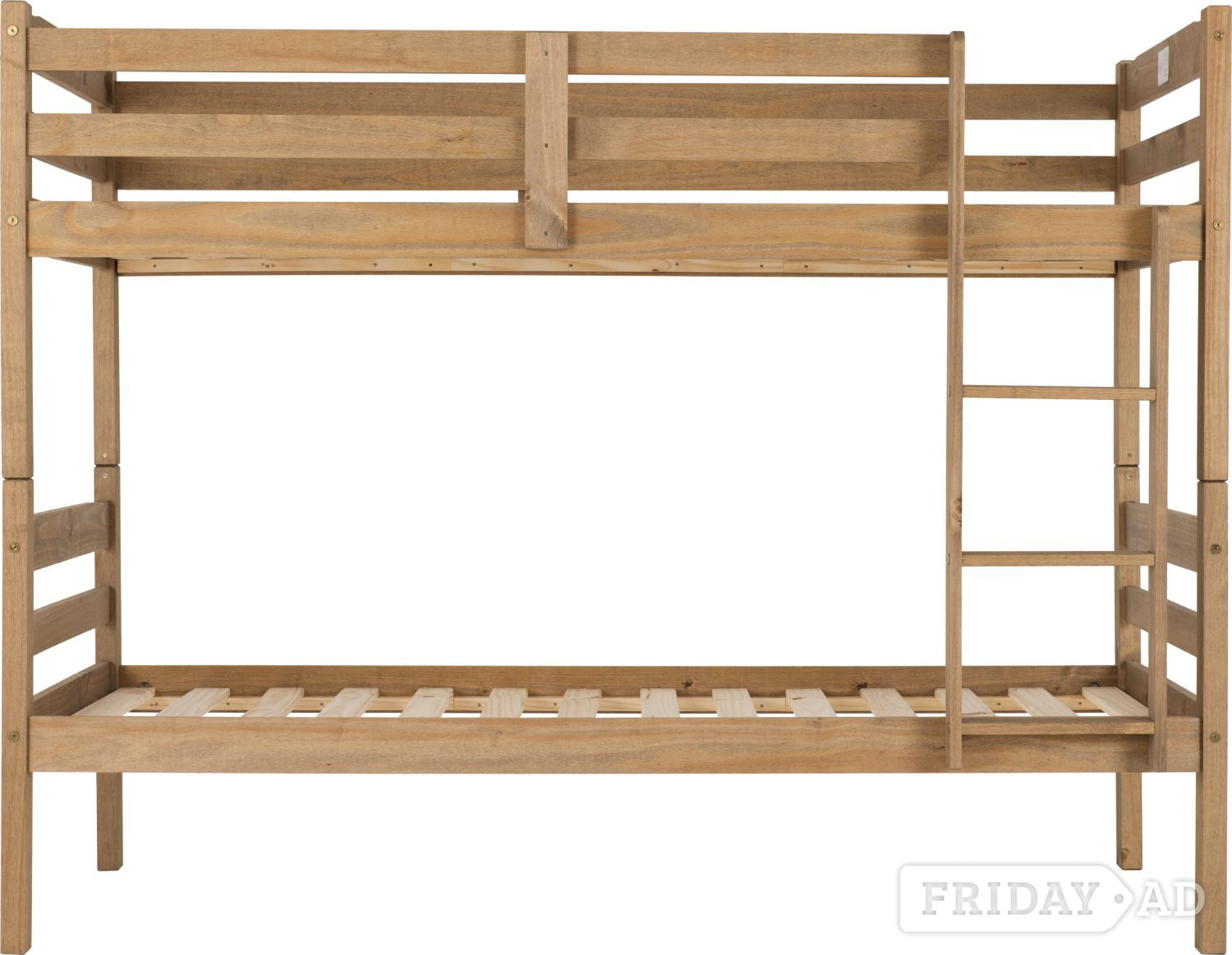 Rotherham PANAMA NATRUAL WAX WOODEN BUNKS AND BUDGET MATTRESSES