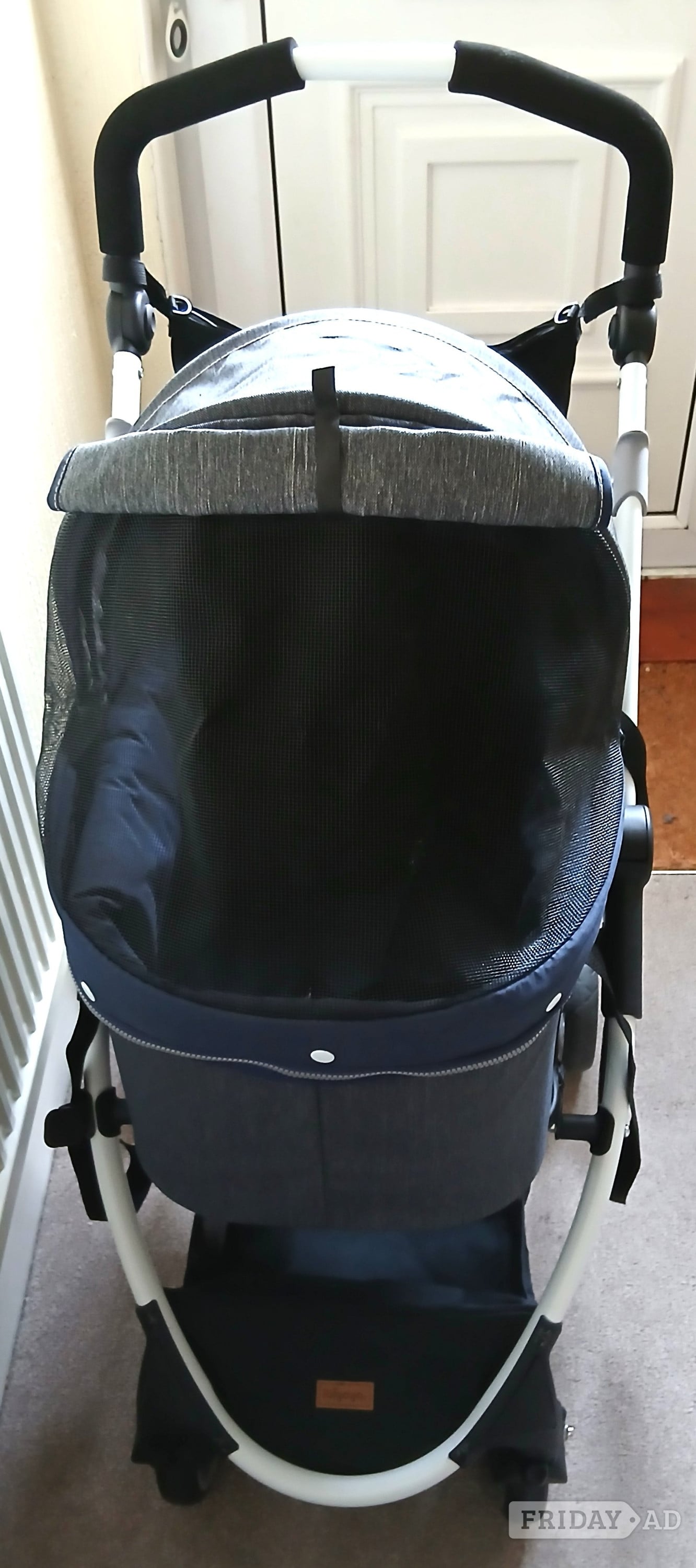 Ibiyaya Express Cleo Travel System Denim Pet Stroller