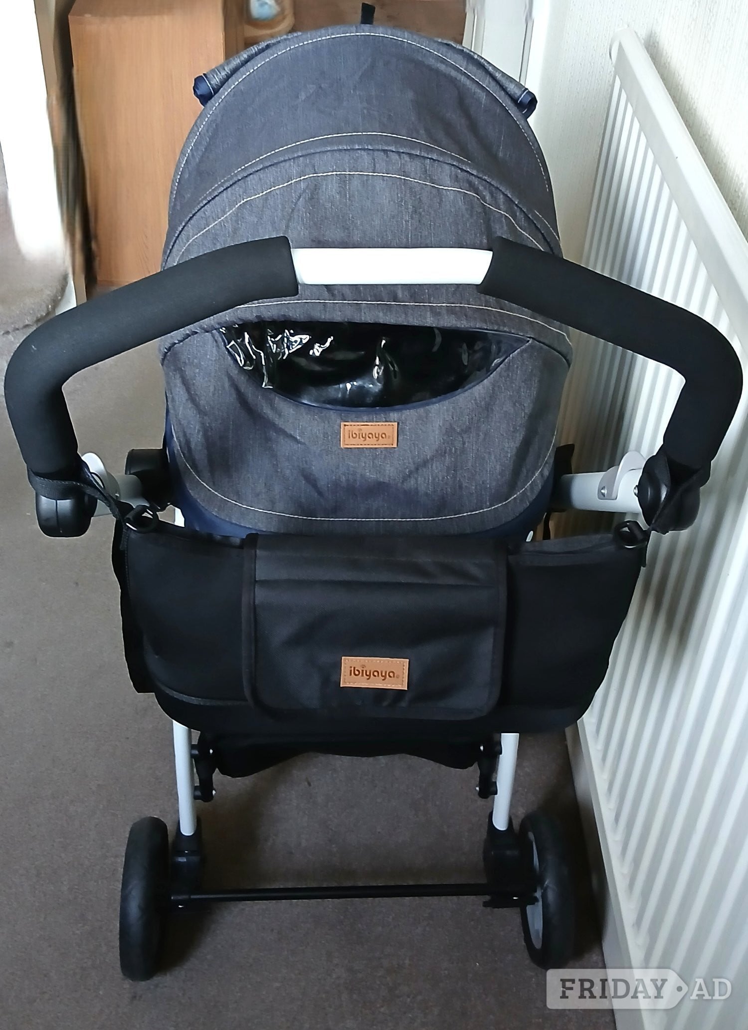 Bristol Ibiyaya Express Cleo Travel System Denim Pet Stroller