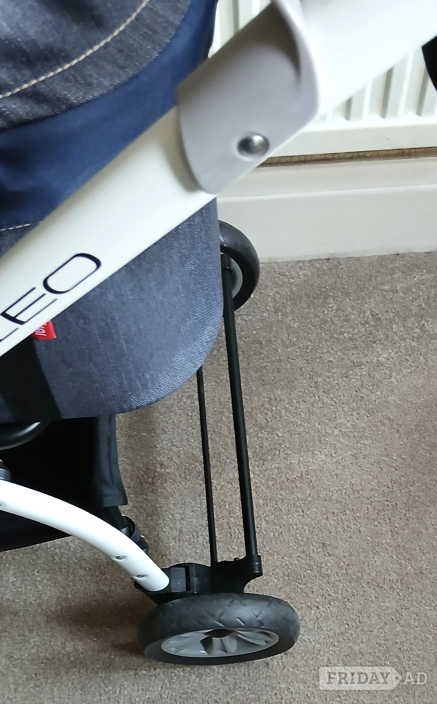 Ibiyaya Express Cleo Travel System Denim Pet Stroller - Pet Accessories & Supplies