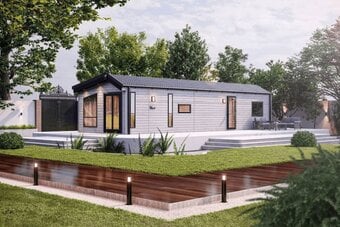 Luxury holiday home with exclusive fishing and lake views